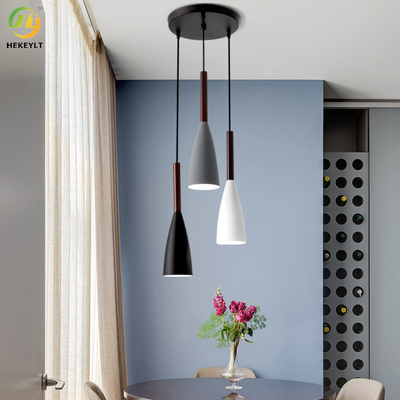E26 Aluminium Grey Black White Nordic Pendant Light For Hotel/ Living Room / Showroom/Bedroom