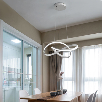E27 Bulb Modern Hanging Lamp Acrylic Indoor Lighting For Hotel