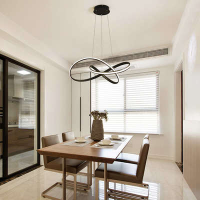 1.5m Coffee White Black Modern Hanging Lamp Acrylic Indoor Lighting