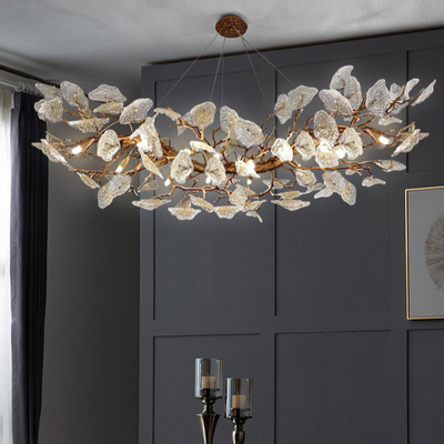 Custom Luxury Modern Pendant Light Hotel Dining Glazed Decorative Chandelier