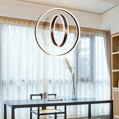 Acrylic Nordic Light Fixture Luxury Dimmable Round Hanging Drop Led Lighting