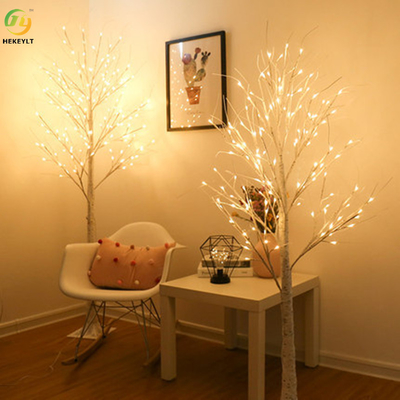 Nordic Simple Birch Luminous Tree Colored Lights For Restaurant Bedroom Broadcast Room Decoration