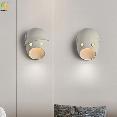 Nordic creative mask wall lamp for homestay living room bedroom aisle