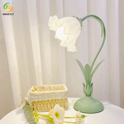 D30 X H50CM Flower Eye Protection Table Lamp For Bedroom Bedside