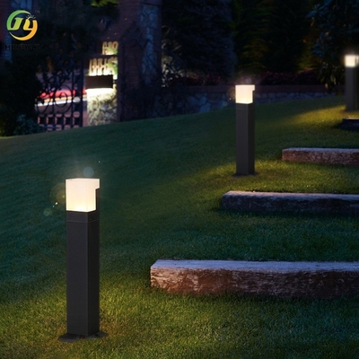 90x90xH600mm Modern Outdoor square Waterproof lawn garden light acrylic lawn light landscape light