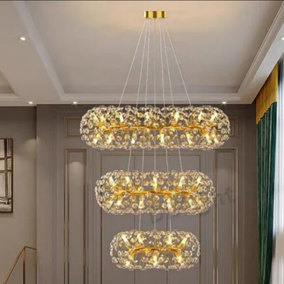Modern Light Luxury Crystal Chandelier Master Bedroom Dining Room Dandelion Chandelier Living Room Chandelier