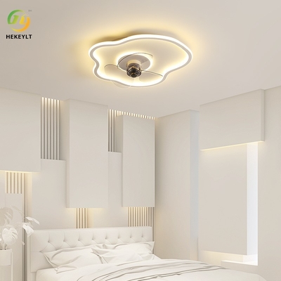 Cloud Ceiling Fan Light Ultra-Thin Quiet Restaurant living Room Bedroom Fan Light