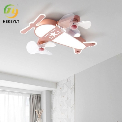 Household Bedroom Ceiling Light Children'S Room Aircraft Fan Light Frequency Conversion Integrated Invisible Ceiling Fan