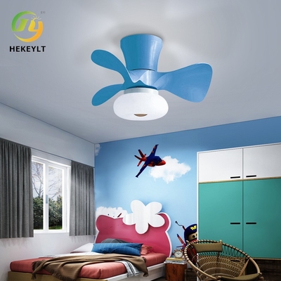 Ultra-Thin Ceiling Fan Light Nordic Restaurant Simple Small Fan Light Children'S Bedroom Room Fan Light