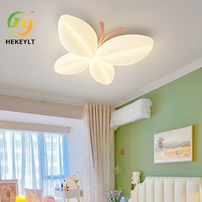 Modern Simple LED Butterfly Light Full Spectrum Eye Protection Ceiling Light For Children'S Room