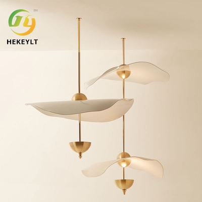 Modern Simple Nordic Creative Gold Pendant Light Living Room Stair Bar Lotus Lamp