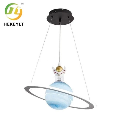Indoor Planet Earth Moon LED Pendant Lamp Space Star Astronaut Hanging Lamp