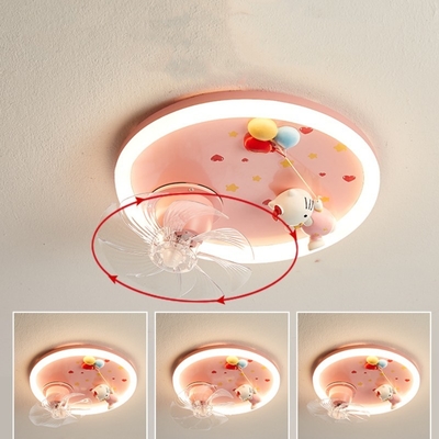 Cartoon Cat Children'S Room Intelligent Ceiling Light Full Spectrum LED Eye Protection Bedroom Light