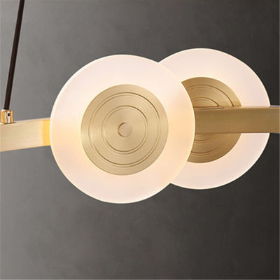 Copper Acrylic Hardware Residential Modern Pendant Light G9 Lamp Source