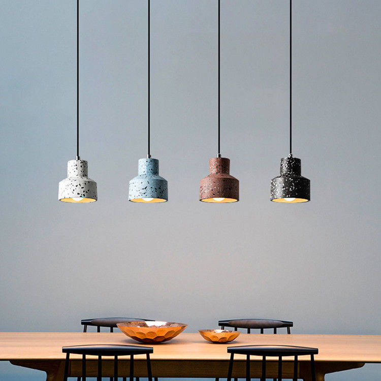 Fashionable Showroom Terrazzo Modern Pendant Light Artistic Design