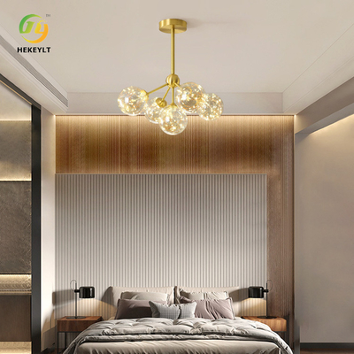 H370mm Creative Decoration Crystal LED Ceiling Light For Living Room Bedroom