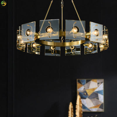 Glass Iron Modern Pendant Light Hanging Decorative E14 Source