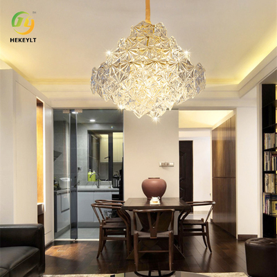 Indoor Luxury Fancy Glass Pendant Light For Wedding Hotel Lobby