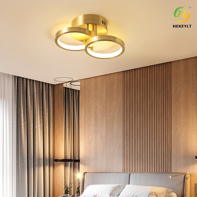 Copper Cloakroom LED Ceiling Light Simple Aisle Lamp