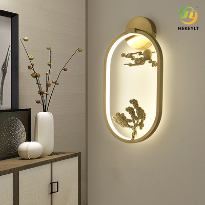 All Copper New Chinese Decoration Zen Light Luxury Table Lamp