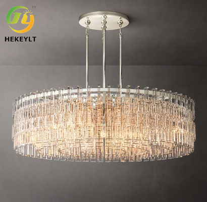 Used For Home Hotel E26 Copper And Glass Modern Pendant Light