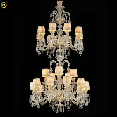 AC85 - 265V Creative Simple Crystal Candle Chandelier For Bedroom / Living Room