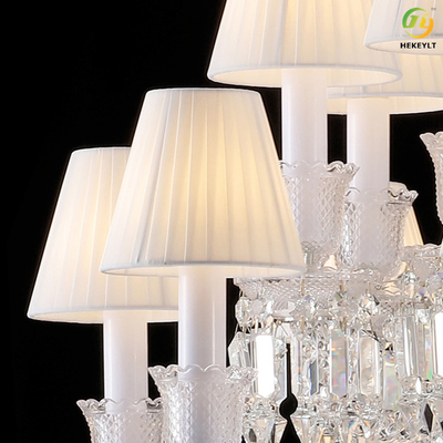 E14 Creative Simple Crystal Candle Chandelier For Nordic Living Room