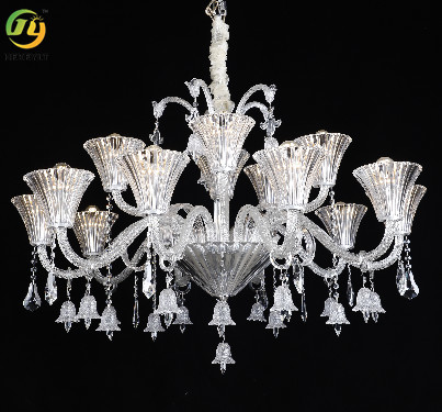 E14 Fashionable Candle Crystal Chandelier Light For Home