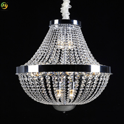 Glass Tube Droplight Crystal Candle Chandelier Creative Simple Home E14