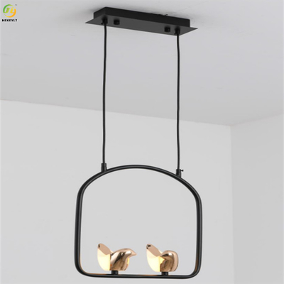 Acrylic Metals Art Baking Paint Gold LED Modern Pendant Light For  Home / Hotel