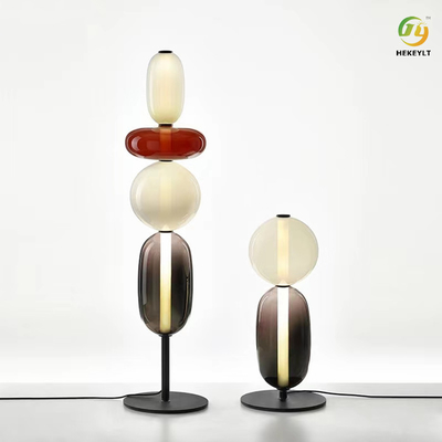 Art Living Room LED Glass Iron Floor Lamp Nordic Sofa Side H160cm