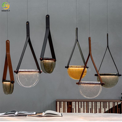 Fashionable LED Glass Pendant Light For Hotel House 370 X H220