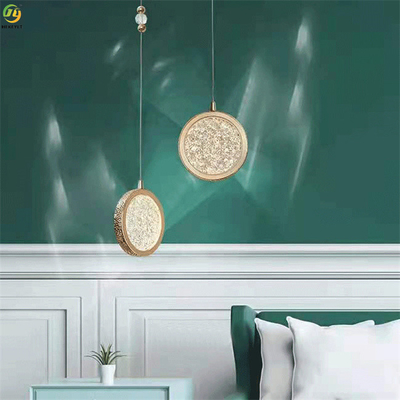 Home/Hotel Zinc Alloy + Acrylic Art Gold LED Application Nordic Pendant Light