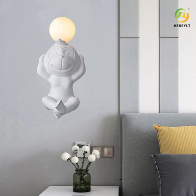 G4 Bedroom Modern Wall Lamp Bear Monkey Cartoon Decorative