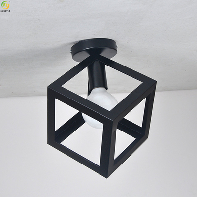 Iron Pendant Light Home Art Baking Paint Black LED Nordic Pendant Light