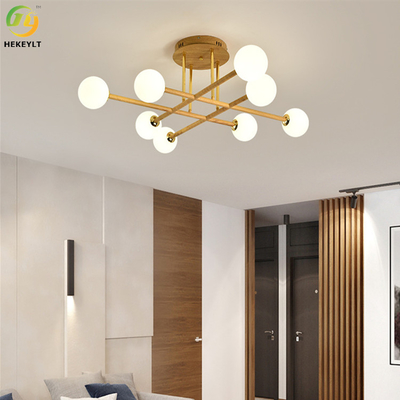 LED Nordic Ceiling Light 8 Heads For Bedroom / Showroom