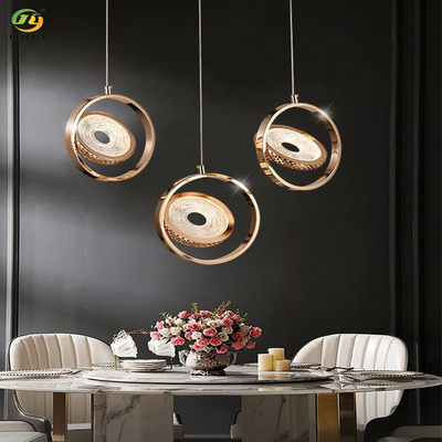 8W LED Nordic Pendant Light Contemporary Type With Diameter 230 Hanging Wire