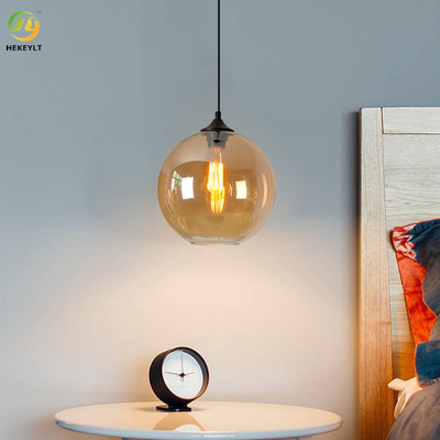 40W E26 Glass Nordic Pendant Light  For Hotel / Showroom / Bedroom