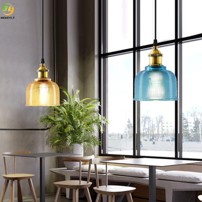 E26 Glass Nordic Pendant Light For Hotel / Living Room / Showroom / Bedroom