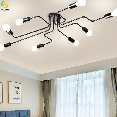 Iron Nordic LED Ceiling Light E26 For Hotel / Living Room / Showroom / Bedroom