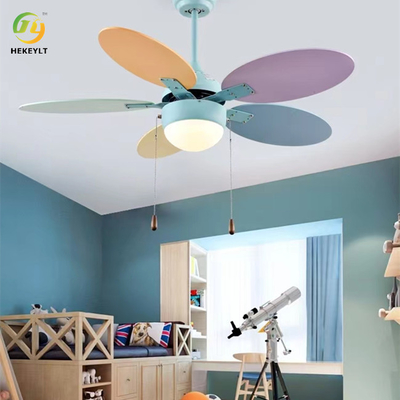 Rainbow Color 76cm / 30&quot; Ceiling Fan With Light Pull Chains