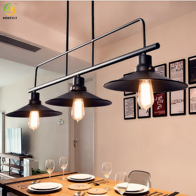 E26 Iron Drop Nordic Pendant Light For Living Room Kitchen