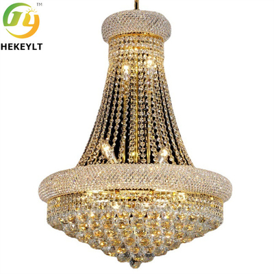 Luxury Crystal Led Clear Pendant Light Modern Classic Style