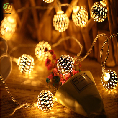 Solar Outdoor Waterproof Moroccan String Lights For Terrace Garden Party Festive Christmas Tree
