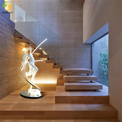 Nordic luxury art Sculpture novelty designer standing led floor lamps