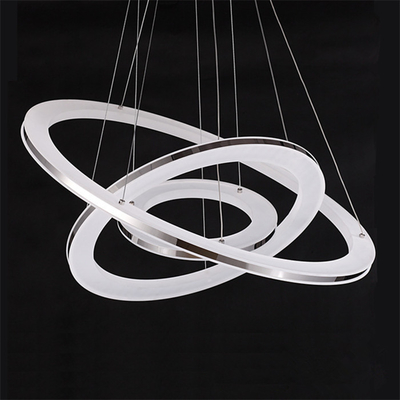 Acrylic Decorative Nordic Ceiling Round Hanging Drop Kitchen Led Lighting Modern Chandeliers
