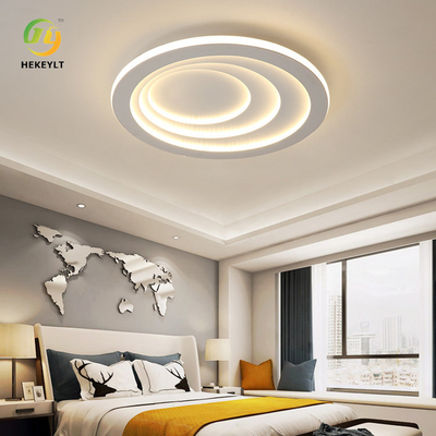 Atmospheric Acrylic Shade LED Ceiling Light 48w Romantic Creative For Living Room