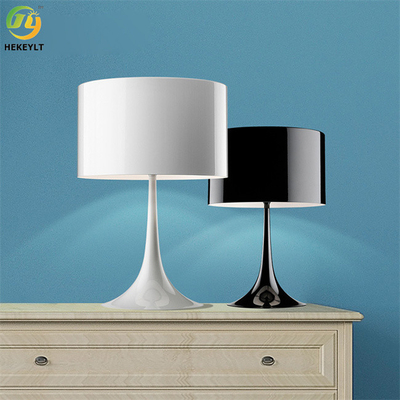 60 Watt E27 Metal Bedside Table Lamp Modern Simple