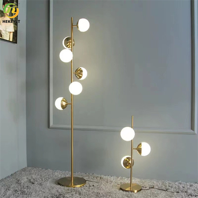 110 Volt E27 Led Bedside Table Lamp Gold Metal And Glass Luxury