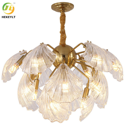 Hang E14 Modern Pendant Lamp Glass And Metal Material